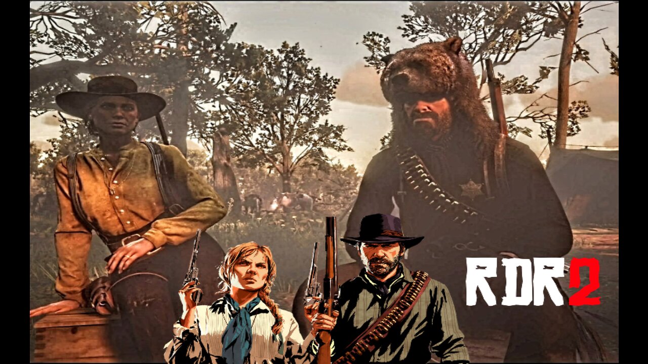 RDR2: (Sadie & Arthur save John)