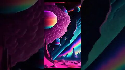 Trippy Animations Space!PT5🌟🌞🌘#shorts #space