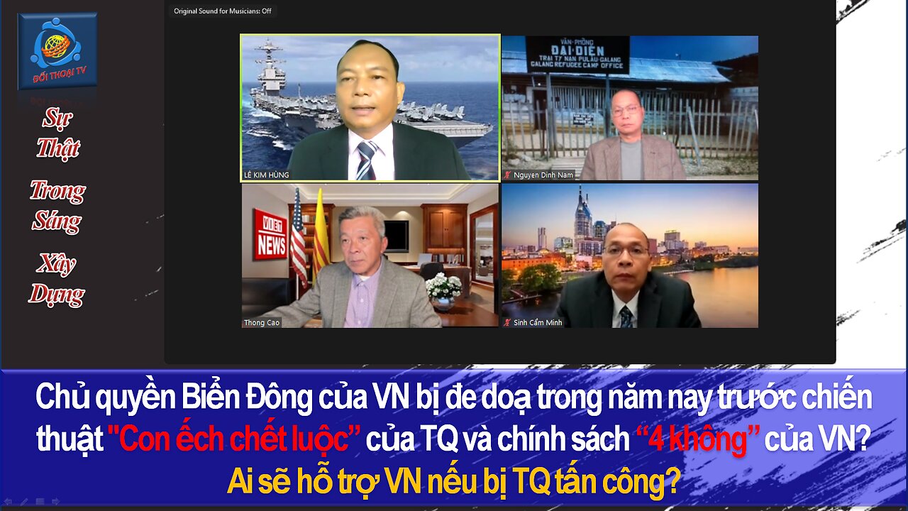 24-05-10 Biển Đông của VN bị đe doạ trong năm nay trước chiến thuật "Con ếch chết luộc” của TQ.