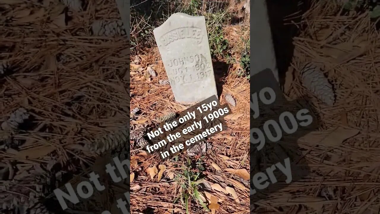 Noticed more than 1 15yo that died in different years #odd #coincidence #grave #1900s #cemetery