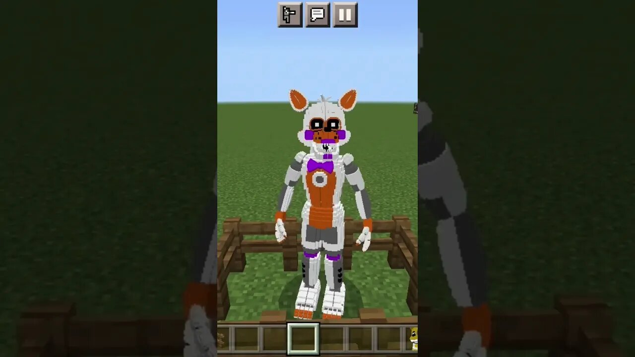 FNAF SL animatronics in Minecraft! #shorts