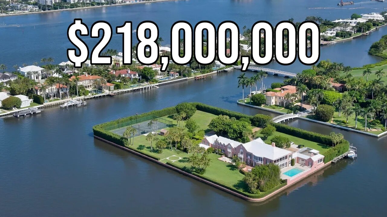 $218,000,000 Tarpon Island | Mansion Tour