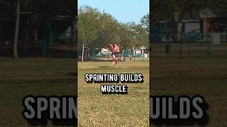 Sprinting Builds MUSCLE‼️ #shorts