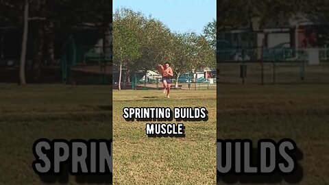 Sprinting Builds MUSCLE‼️ #shorts