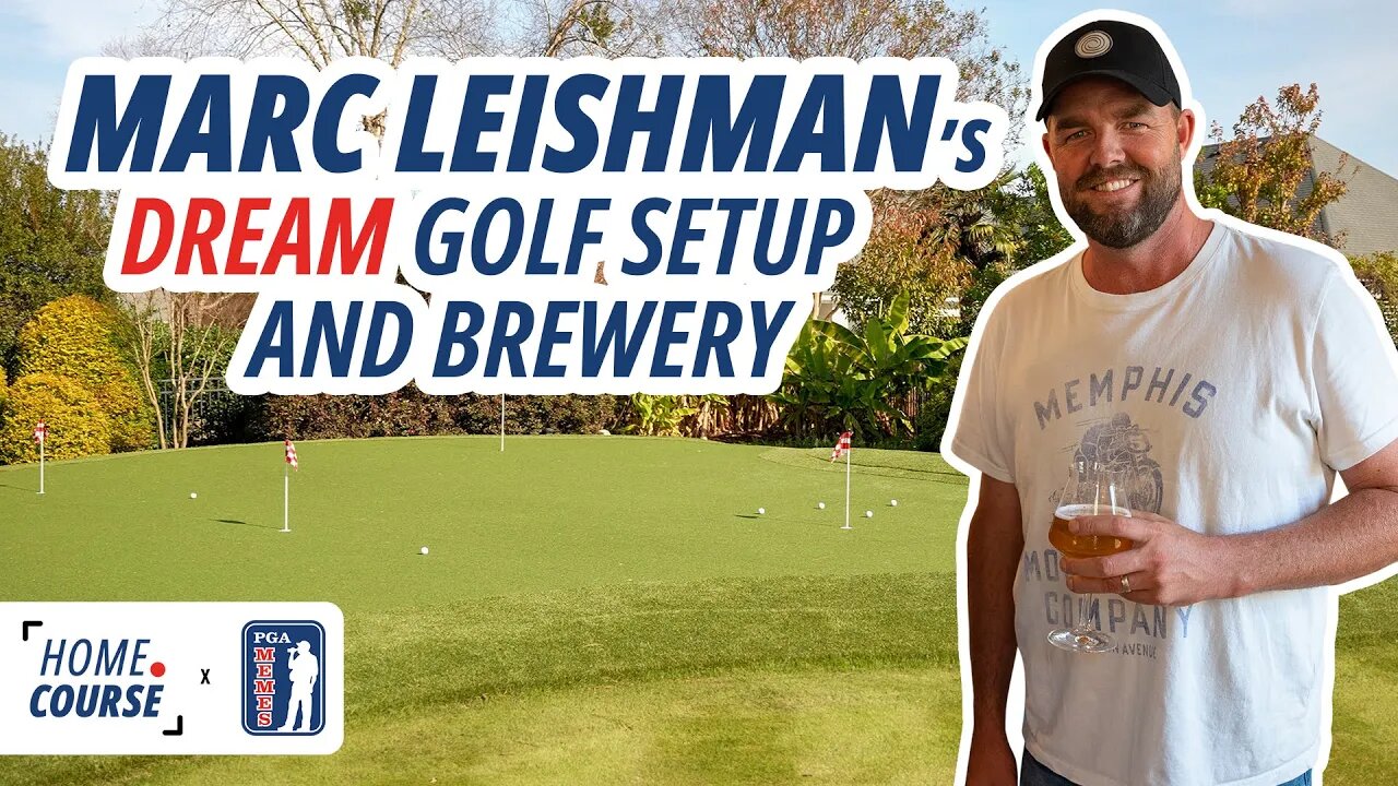 Pro Golfer Marc Leishman’s DREAM Golf Setup and Brewery | Home Course with PGA Memes