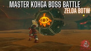 MASTER KOHGA BOSS BATTLE THUNDER HELM WALKTHROUGH ZELDA BOTW