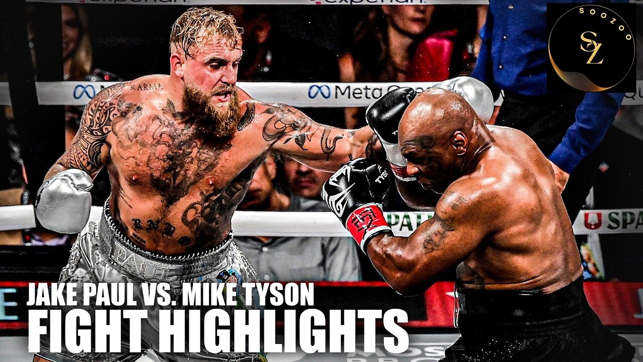 jake paul vs. mike tyson fight highlight 2024 boxing sports jakepaul