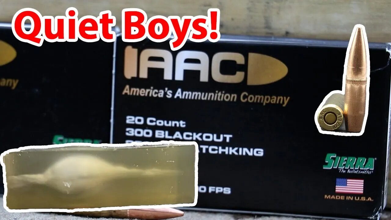 300 Blackout (7.62x35mm), 220gr SMK, America's Ammunition Company (AAC)