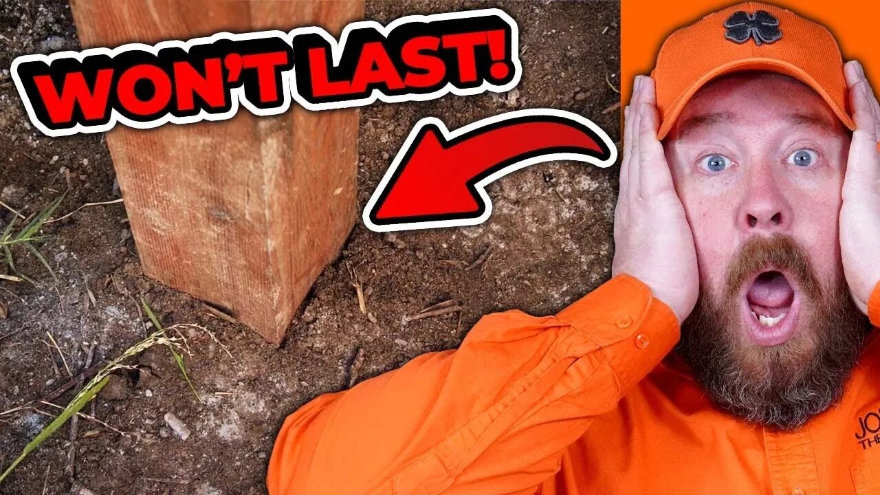 How to Set a Fence Post WITHOUT CONCRETE?! - Fence Pro Reacts