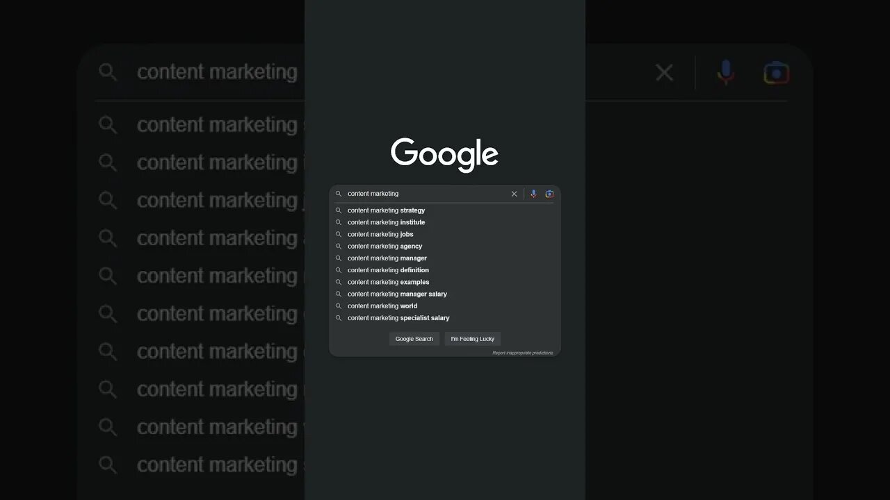 Google Autosuggest: The Secret Weapon for Creative Content Ideas #shorts