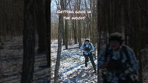 Getting good in the woods today...