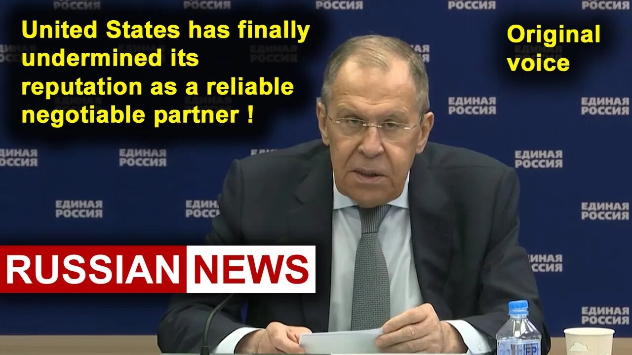 United States has undermined its reputation as a reliable negotiable partner. Russia Ukraine. RU