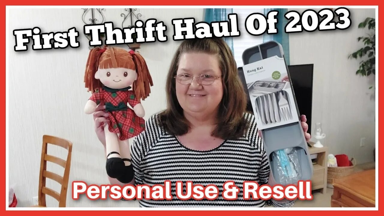 First Thrift Haul of 2023 | Goodwill Thrift Haul | Thrift Store Shopping