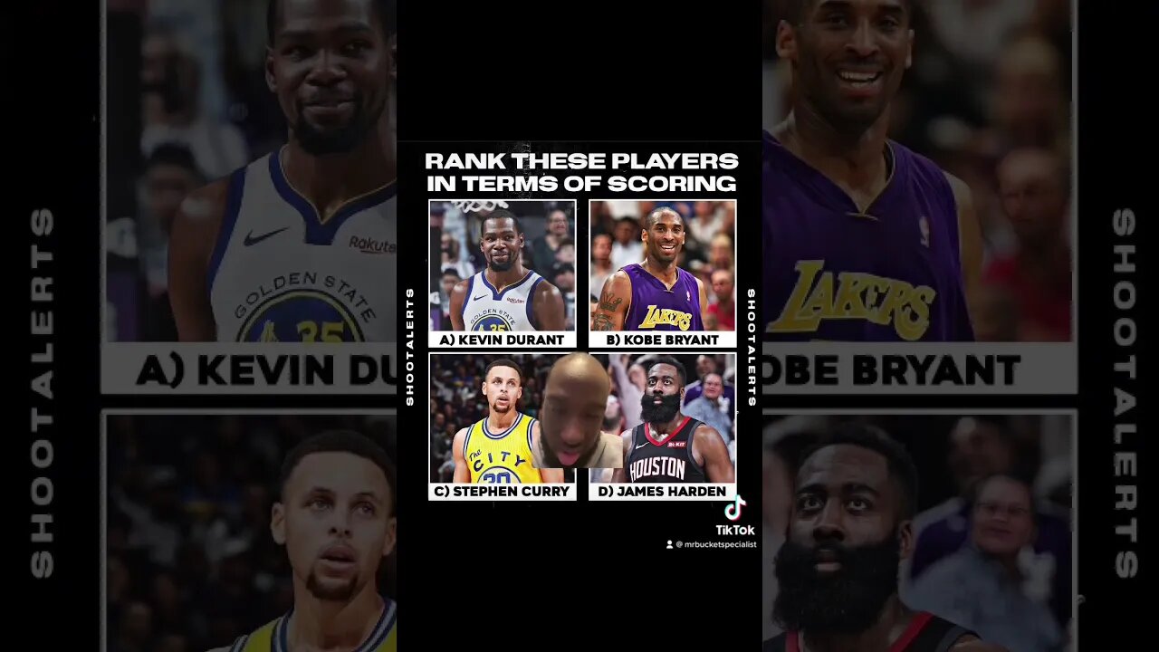 Rank these players in terms of scoring #basketball #nba #sports #tiktok #fypシ