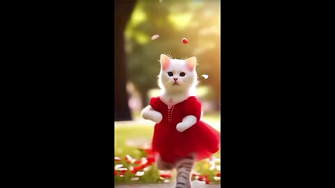 cute cats funny dance