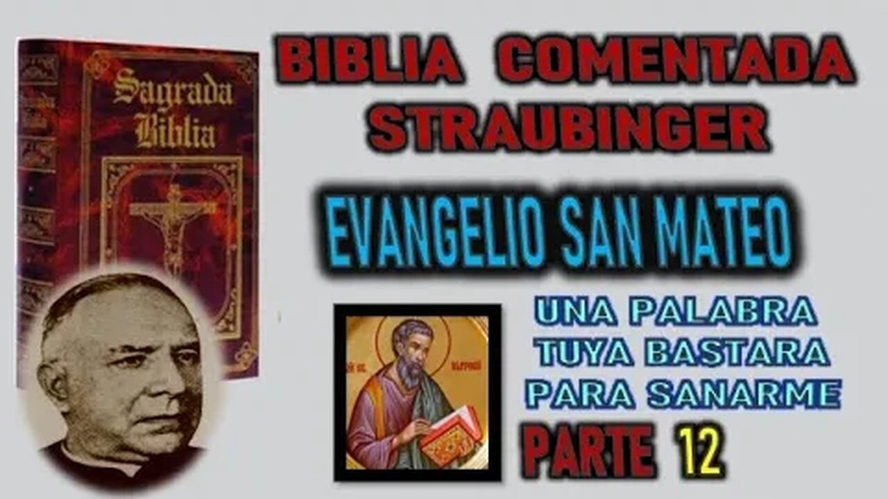 MARTES UNA PALABRA TUYA BASTARA PARA SANARME - BIBLIA STRAUBINGER parte 12