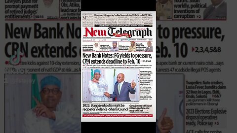 Newspaper Fromtpages for today 30th January, 2023 #newspaper