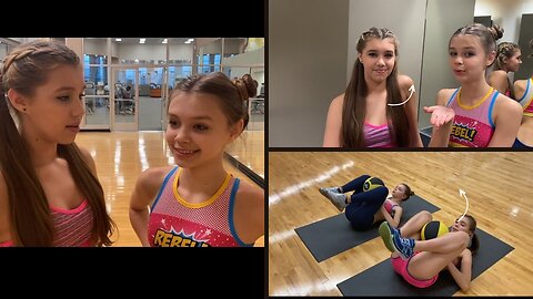 Angelina Workout with Sister