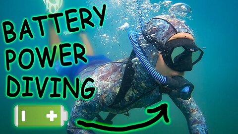 🔋 Diving on Battery Power 😱 testing BLU3 Nemo at Blue Heron Bridge Snorkeling Trail