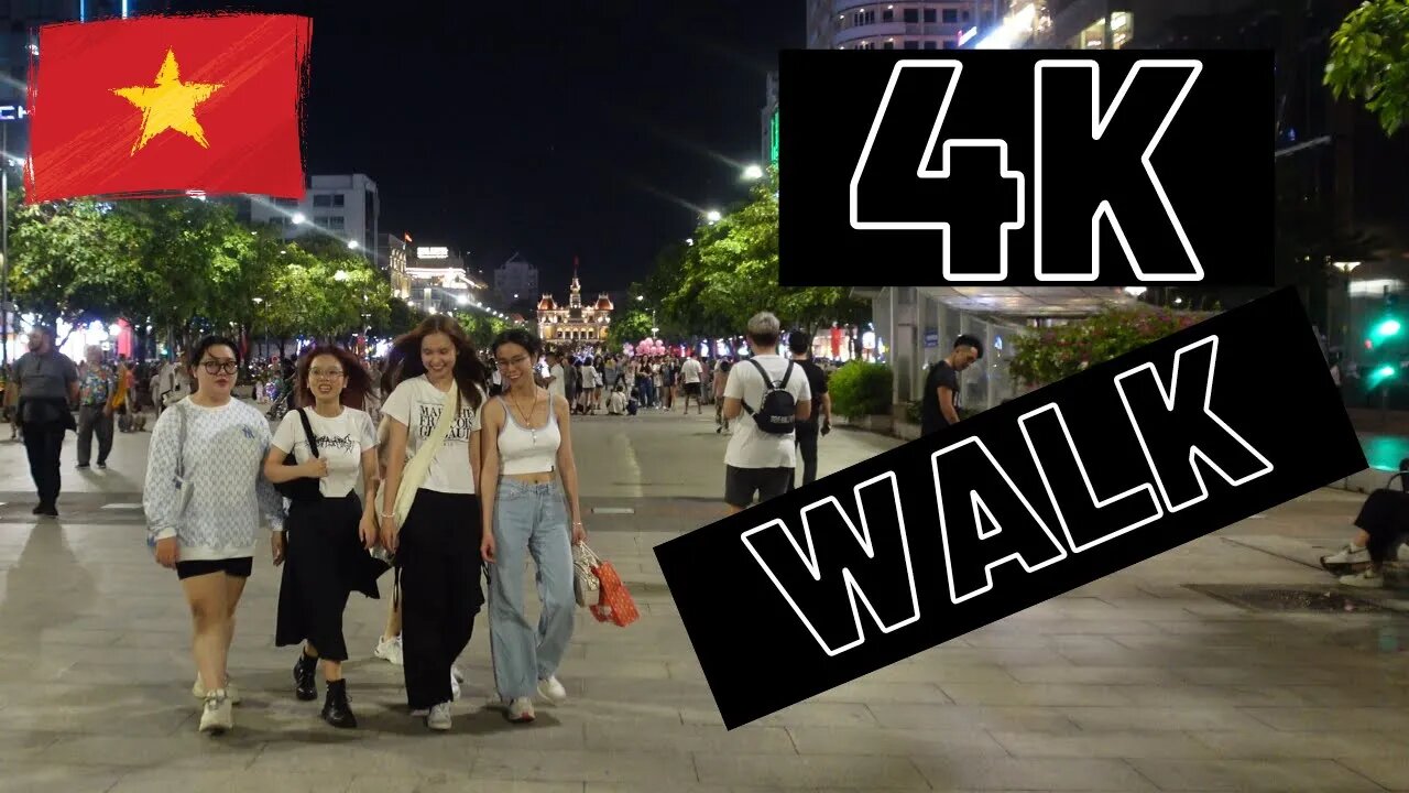 District 1 to District 2 4K Walk Saigon Vietnam 2023 + The Galleria Apartments