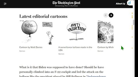 華盛頓郵報：圍繞中國間諜氣球的狂熱是危險且毫無根據的