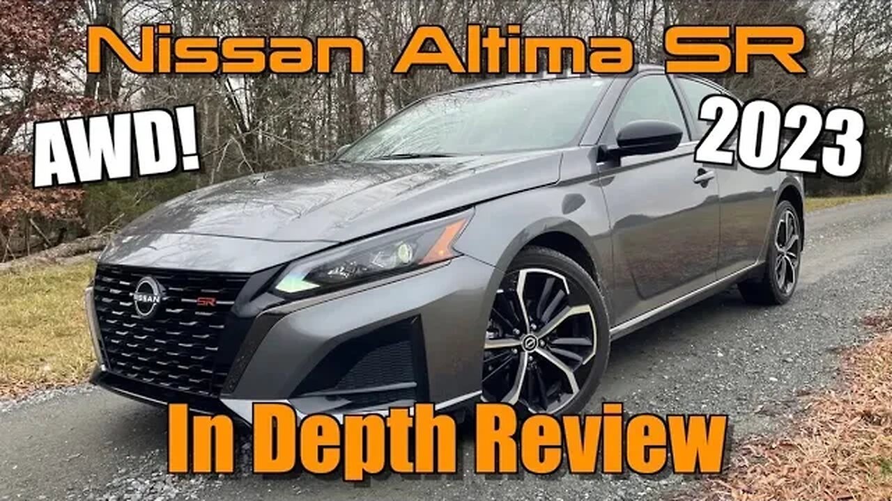 2023 Nissan Altima SR AWD: Start Up, Test Drive & In Depth Review