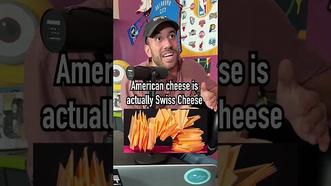 American Cheese is NOT AMERICAN?? #shorts #podcast #cheese #funfact