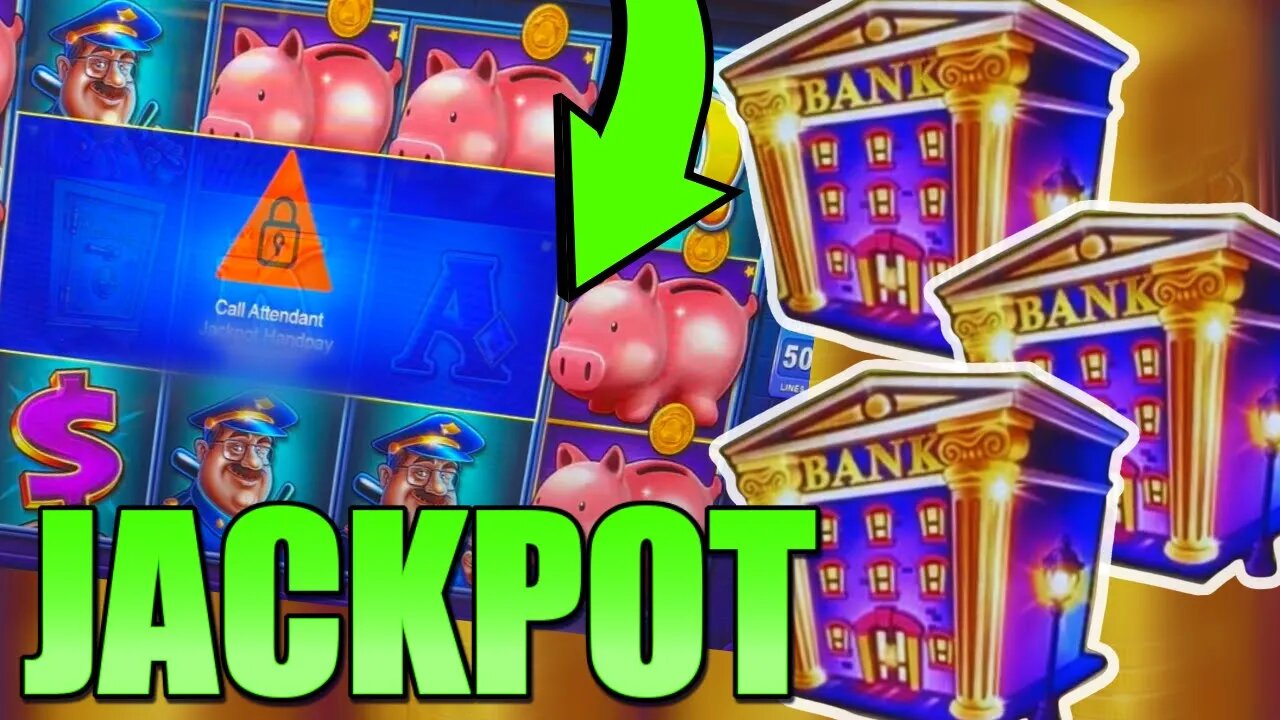 LANDED A JACKPOT HANDPAY ON PIGGY BANKIN SLOT MACHINE
