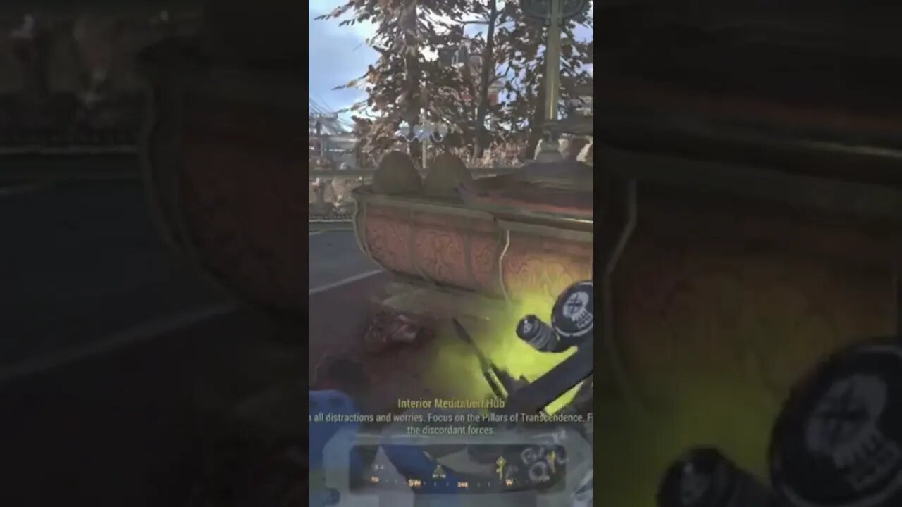 fallout 76 finishing some meditation if the ghouls will let me