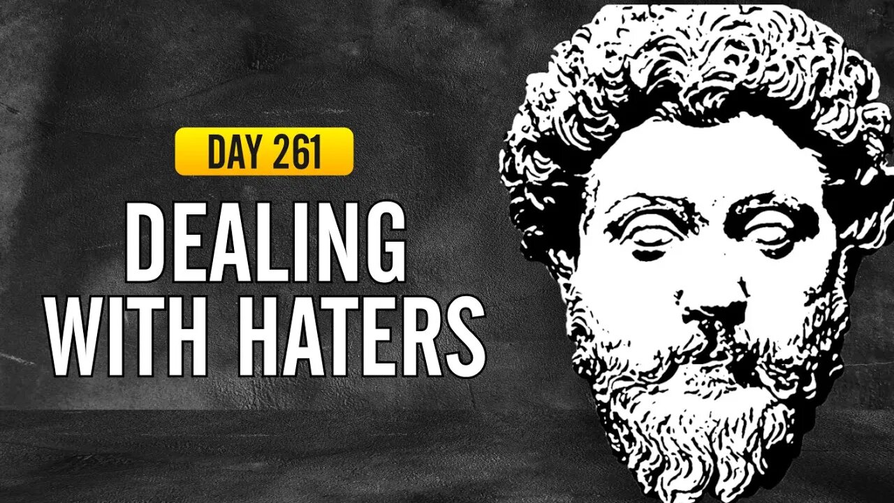 Dealing with Haters - DAY 261 - The Daily Stoic 365 Day Devotional