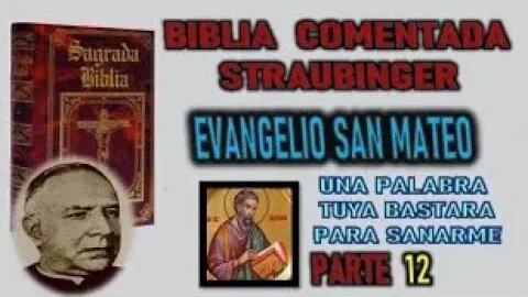 UNA PALABRA TUYA BASTARA PARA SANARME BIBLIA STRAUBINGER