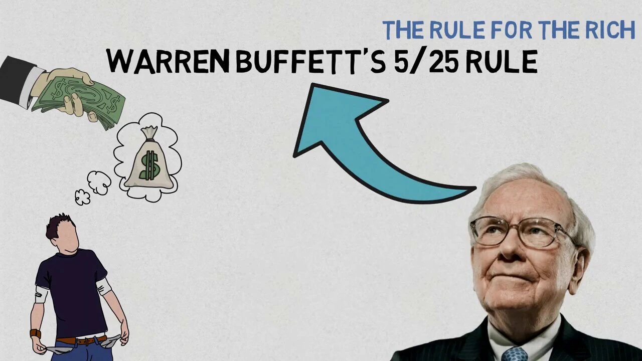 Warren Buffett’s 5/25 Rule Will Help You Become Rich