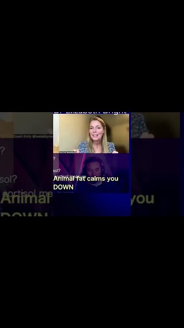 Dr Elizabeth Bright...more on the benefits of eating animal fats. #shorts