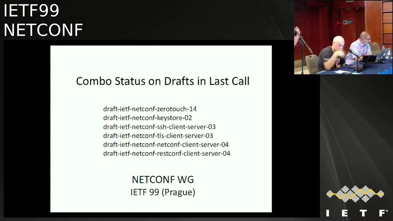 NETCONF 20170720 1550