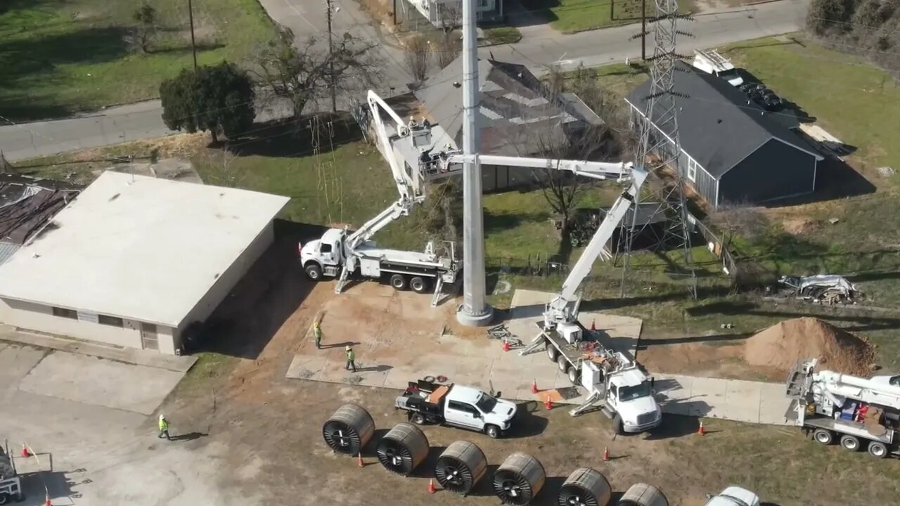 Transmission Line Construction - Progression