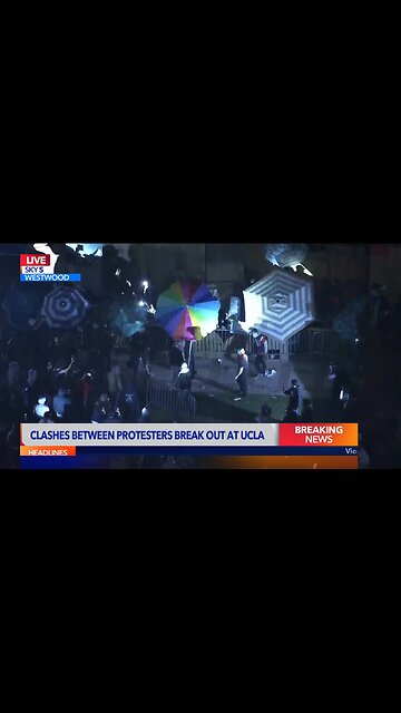 Clashes Between Protestors Break Out At UCLA