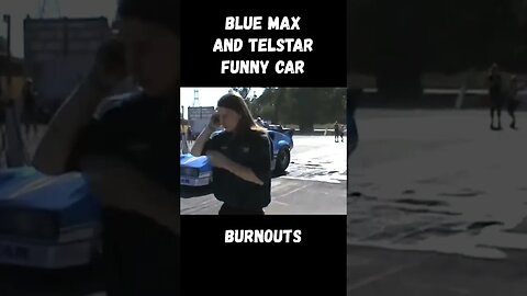 Blue Max and Telstar Vintage Funny Car Burnouts! #shorts