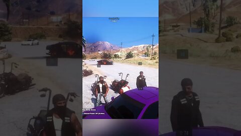 Bikers Try To Kill Us on GTA RP! #shorts #trending