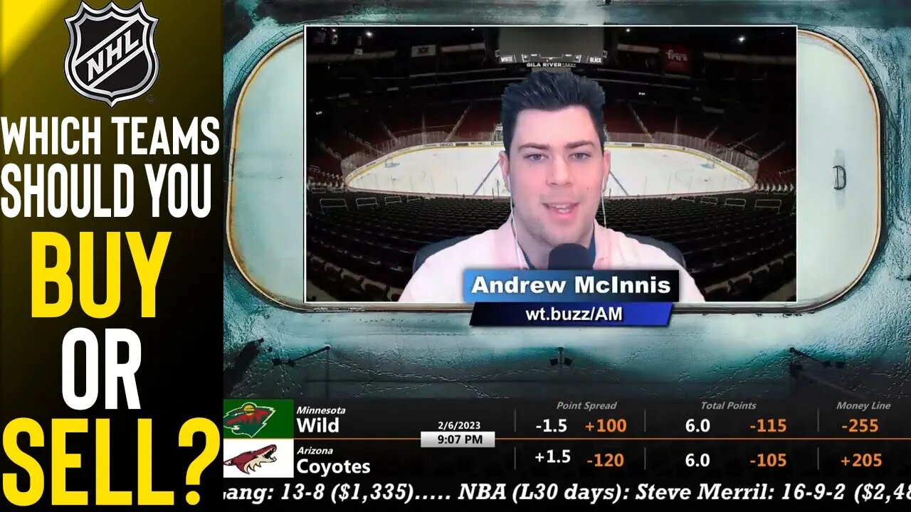 NHL Picks, Predictions and Props | Puck Time NHL Buy and Sell Teams with Andrew McInnis