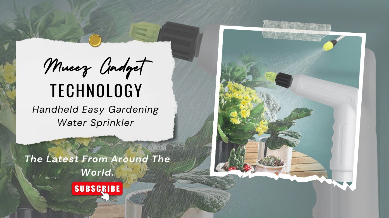 Handheld Easy Gardening Water Sprinkler | Link in description