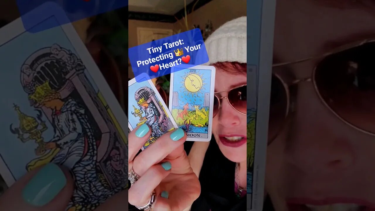 Tiny Tarot: Protecting 👑 Your❤️Heart?❤️ #lowkeymagickal #tinytarot #tarot #dailytarot #abundance