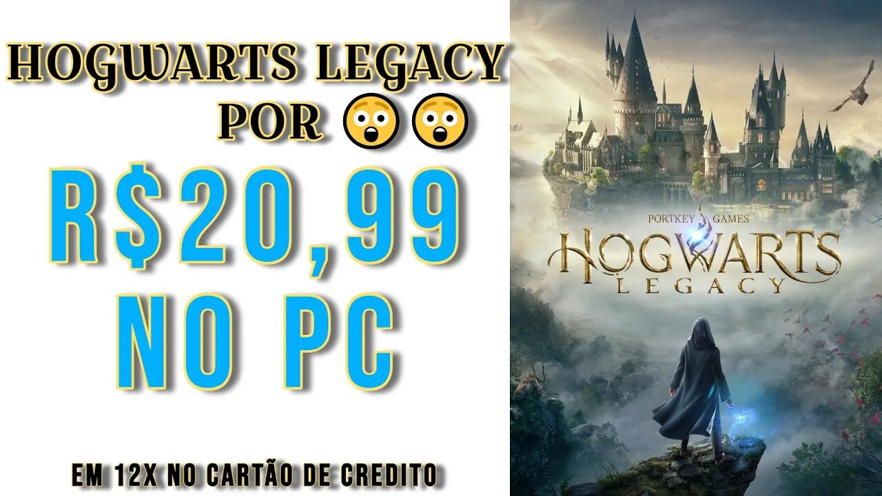 HOGWARTS LEGACY na NUUVEM mais BARATO😲😲😲😲😲😲