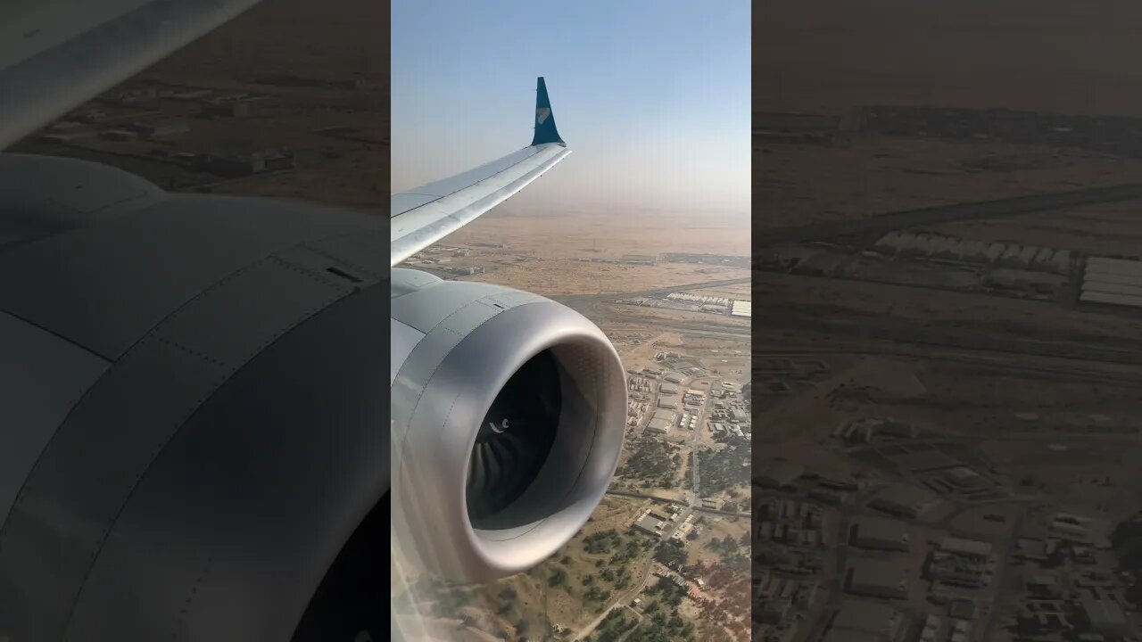 Oman Air - Descent and Landing into DXB