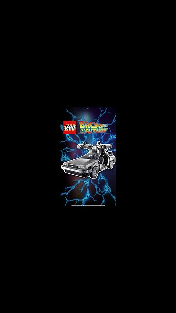 LEGO DELOREAN 10300 official REVEAL! #shorts