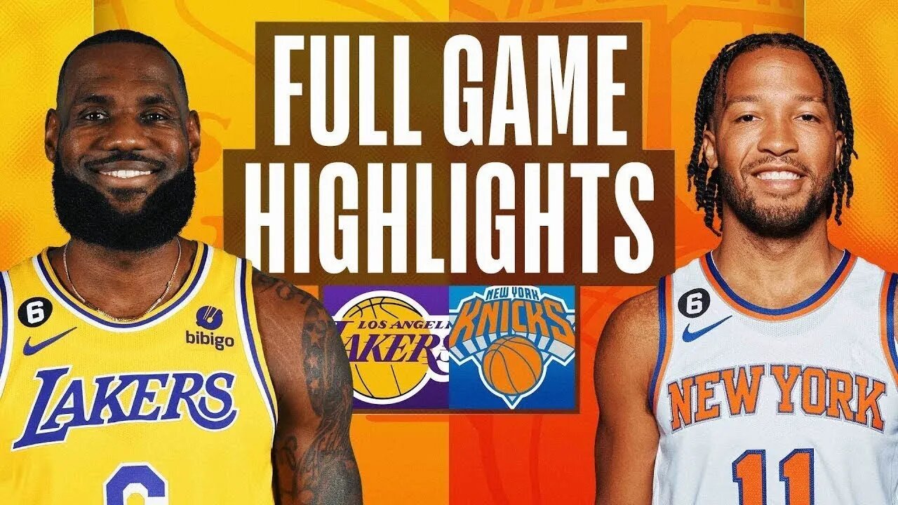 LAKERS VS NEW YORK KNICKS FULL GAME HIGHLIGHTS JAN 31ST, 2023