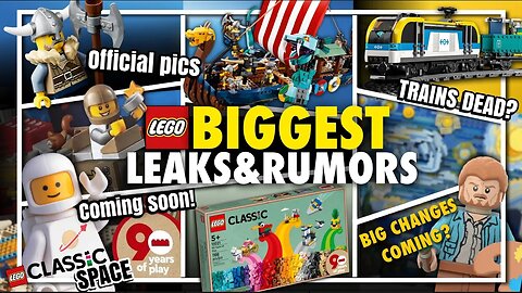 BIGGEST LEGO LEAKS 2022 | LEGO Classic Space, LEGO Ideas, Trains, Creator Viking and MORE!