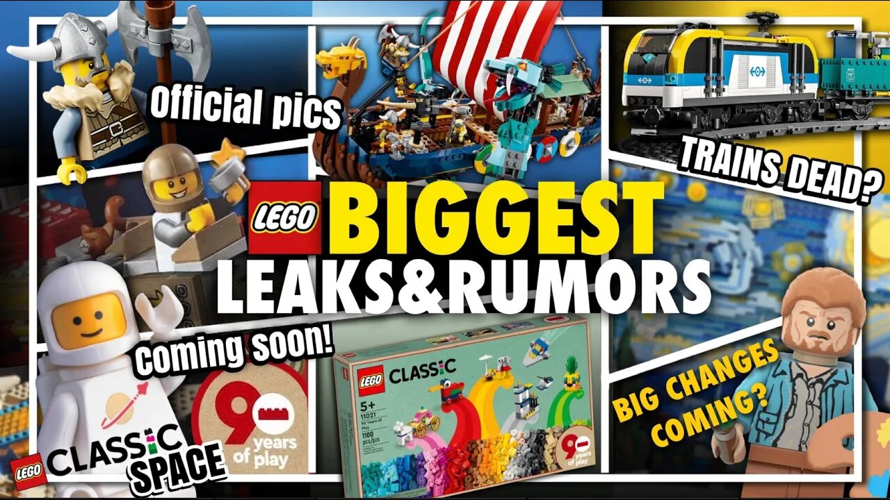 BIGGEST LEGO LEAKS 2022 | LEGO Classic Space, LEGO Ideas, Trains, Creator Viking and MORE!