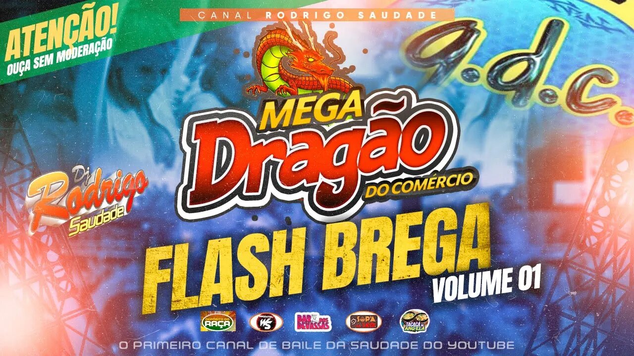 MEGA DRAGÃO DO COMÉRCIO FLASH BREGA VOL 1 AS MELHORES