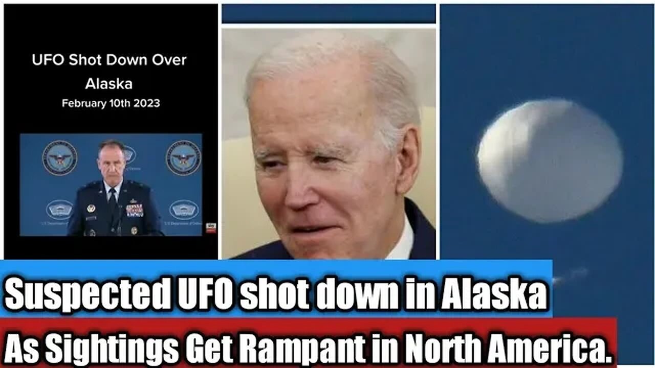 Suspected UFO Shot down in Alaska