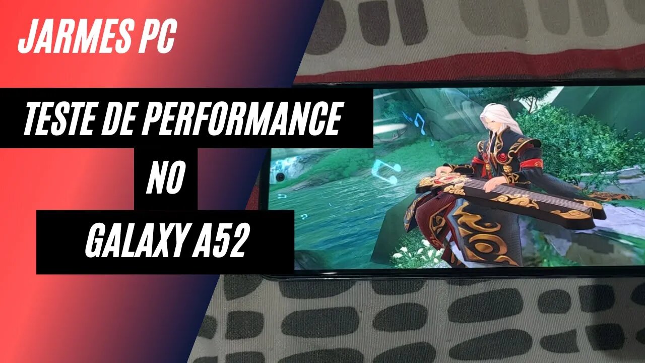 Teste de Performance do Galaxy A52 [Antutu] #galaxya52 #antutu